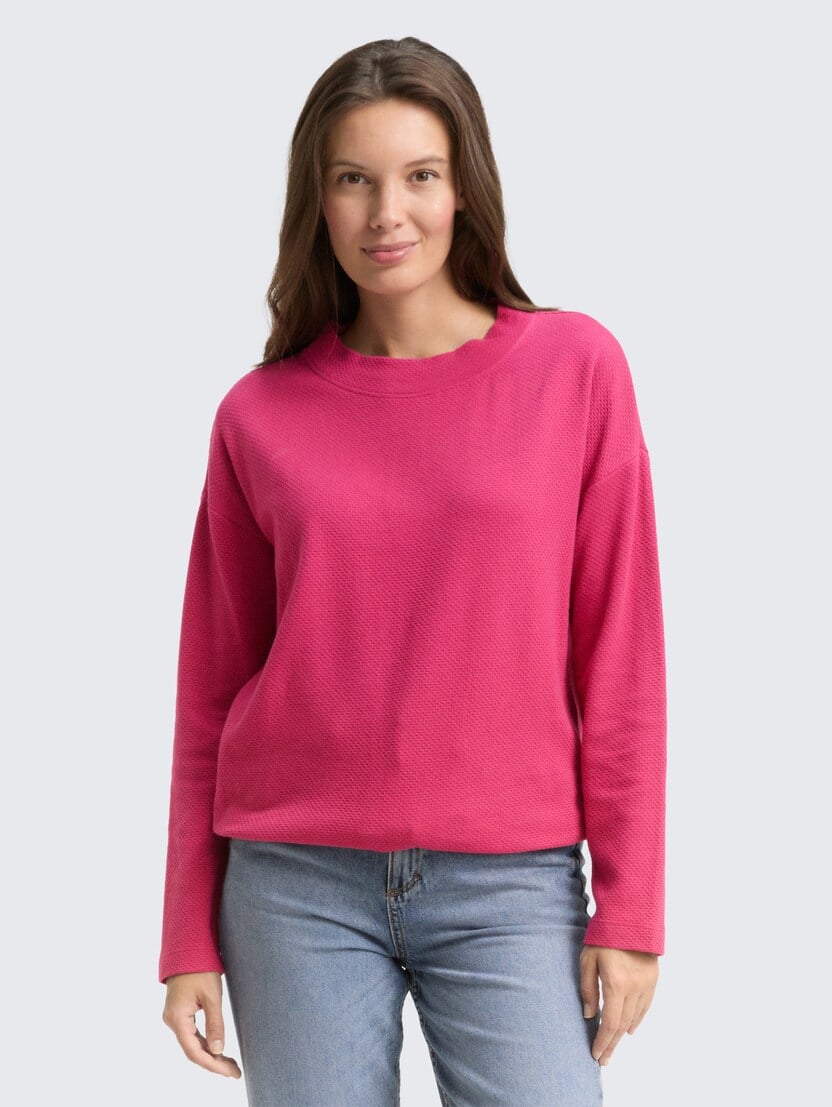 Bluză structurată - Roz_5228658