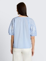 Strukturirana bluza - Plava_6585490