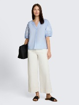 Strukturirana bluza - Plava_6585490