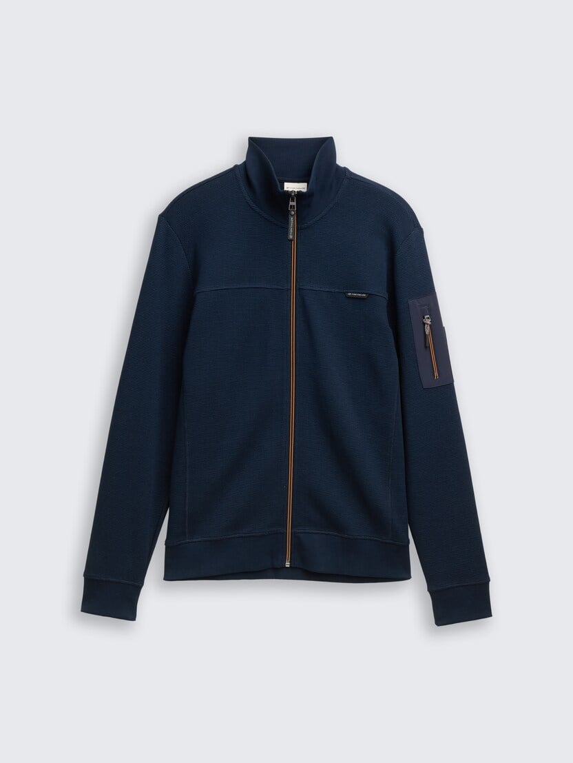 Strukirana dukserica - Plava