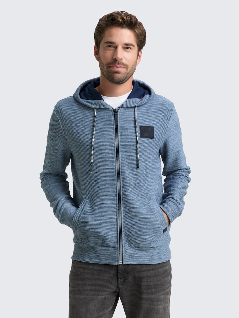 Strukturirani gornji dio trenirke - Plava-1049516-39220-14