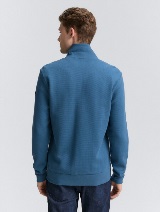 Strukirana dukserica - Plava_6350321