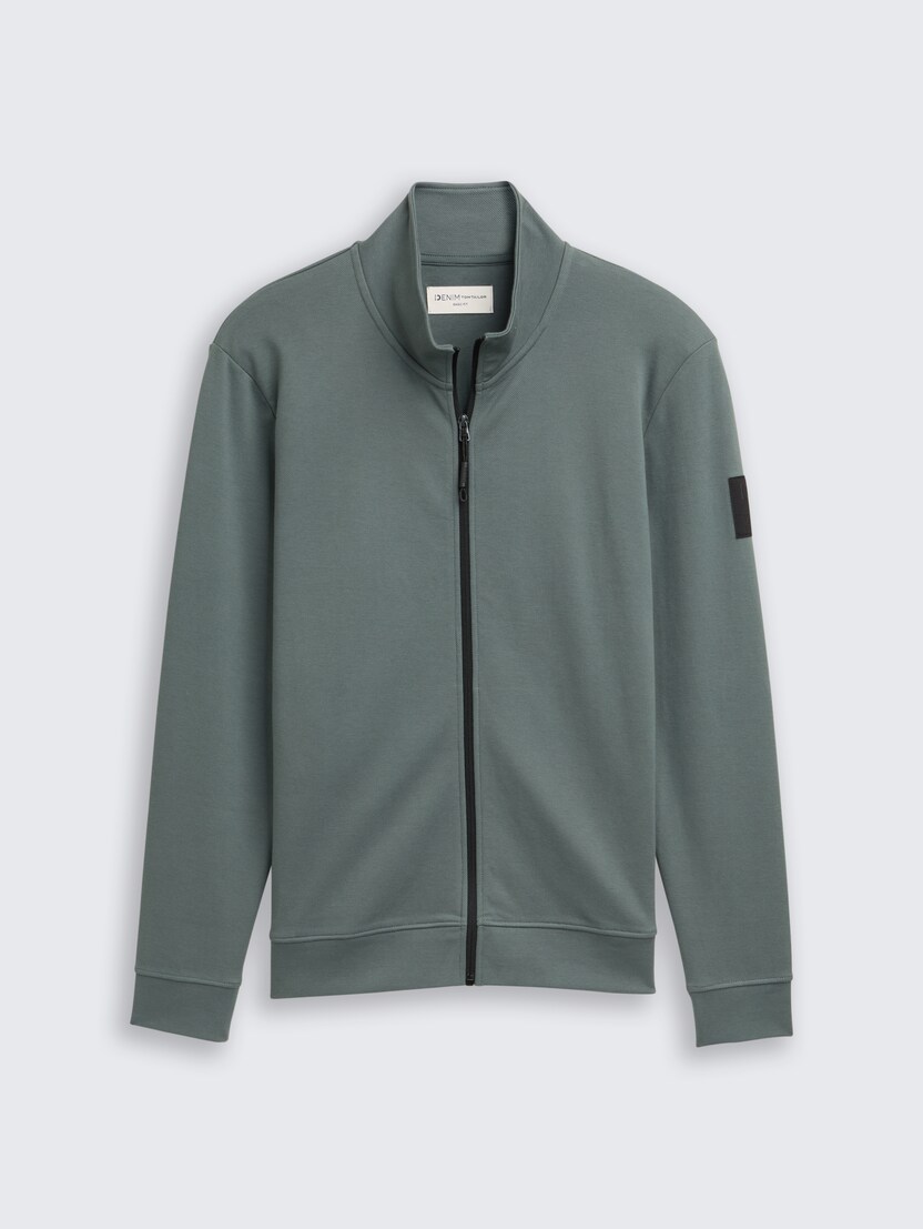 Strukturirani gornji dio trenirke - Zelena-1046271-21951-14