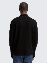 Tricou structurat - Negru_1005576