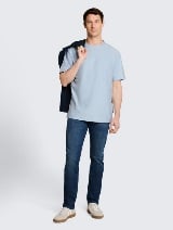Tricou structurat - Albastru_1466125