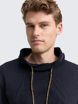 Strukturirana majica - Plava_6947249