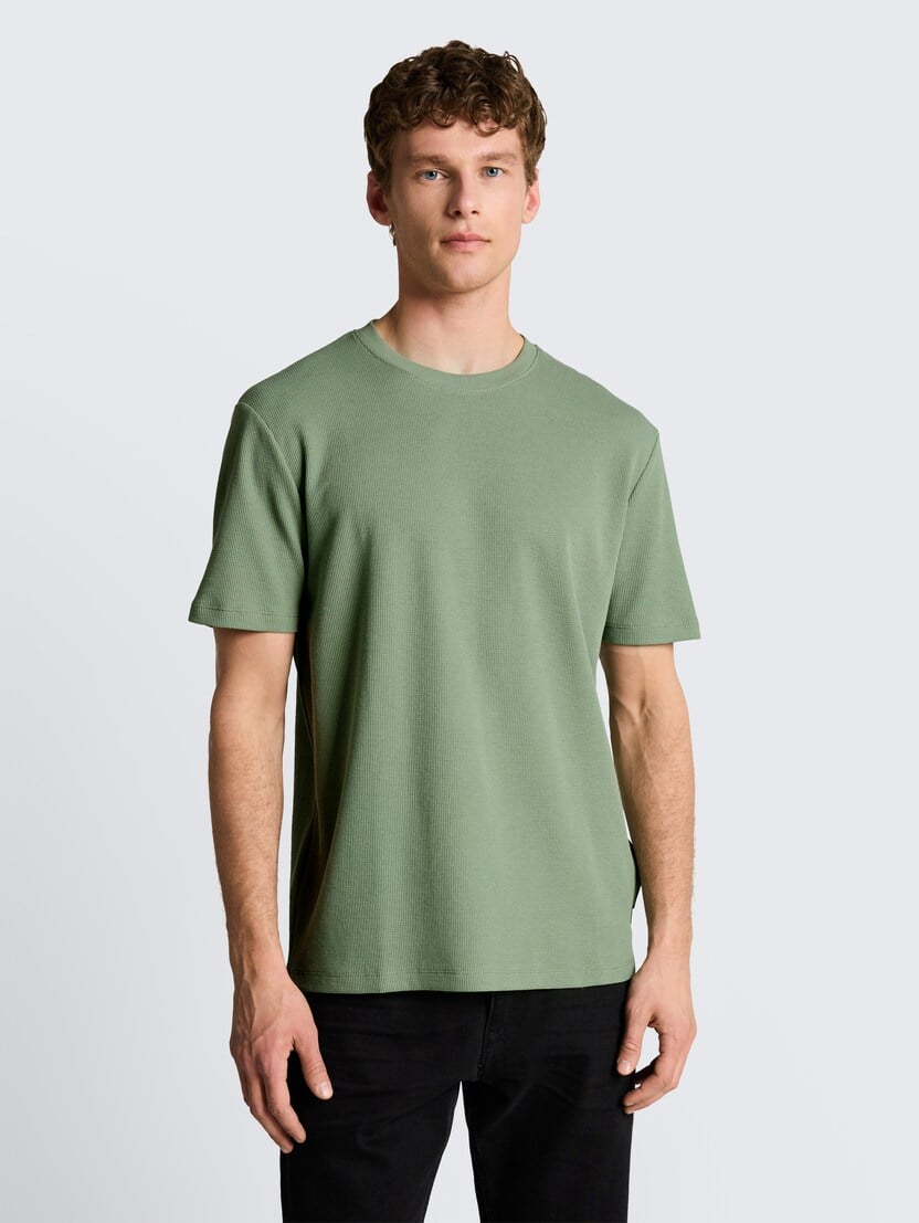 Tricou structurat - Verde_9534637