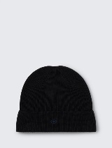 Strukturirana pletena kapa - Crna_3871162