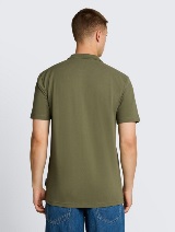 Tricou polo structurat - Verde_5702395