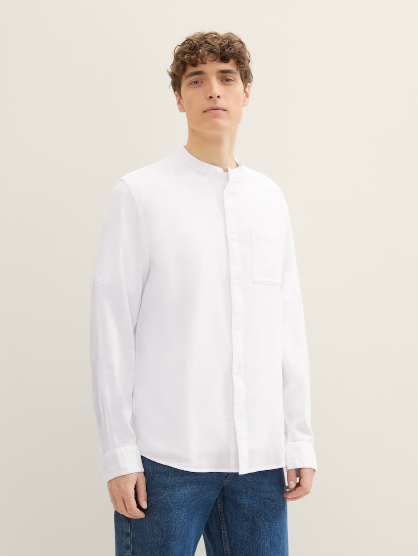 Strukturirana košulja - Bijela