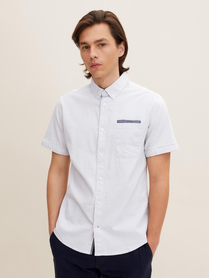 Strukturirana košulja minimalnog dizajna - Bijela
