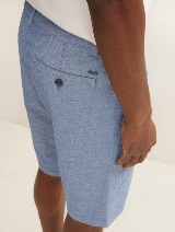 Strukturirane bermuda kratke hlače Josh običajnega vitkega kroja - Modra_8263301