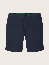 Strukturirane chino kratke hlače - Modra_9117534