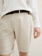 Strukturirane kratke hlače - Bež_8286903