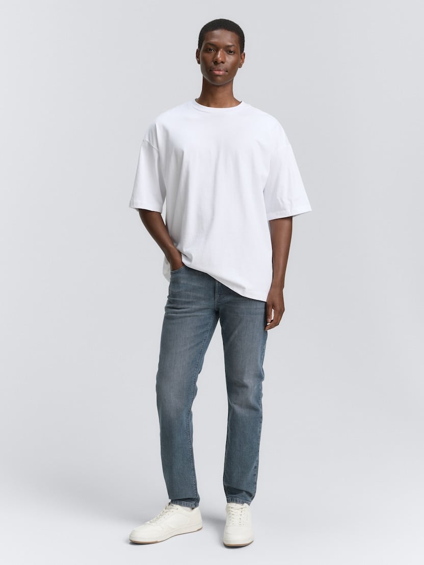 Blugi Bryden tapered - Albastru