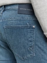 Curt farmerke sa nogavicama koje se sužavaju - Plava_6749244