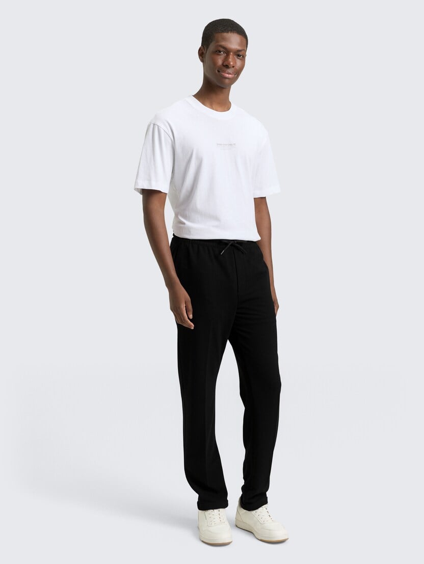 Pantaloni tapered slim - Negru-1048480-29999-16