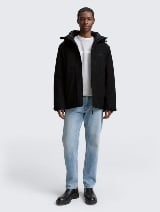 Jachetă tehnică cu glugă - Negru_2093601