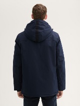 Tehnična jakna s kapuco - Modra_8239094