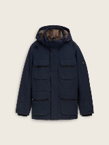 Tehnična jakna s kapuco - Modra_8239094