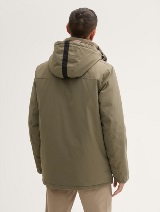Jachetă tehnică cu glugă - Verde_1324712
