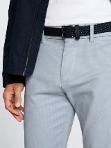Teksturirane čino kratke pantalone - Uzorak/višebojna_9959660