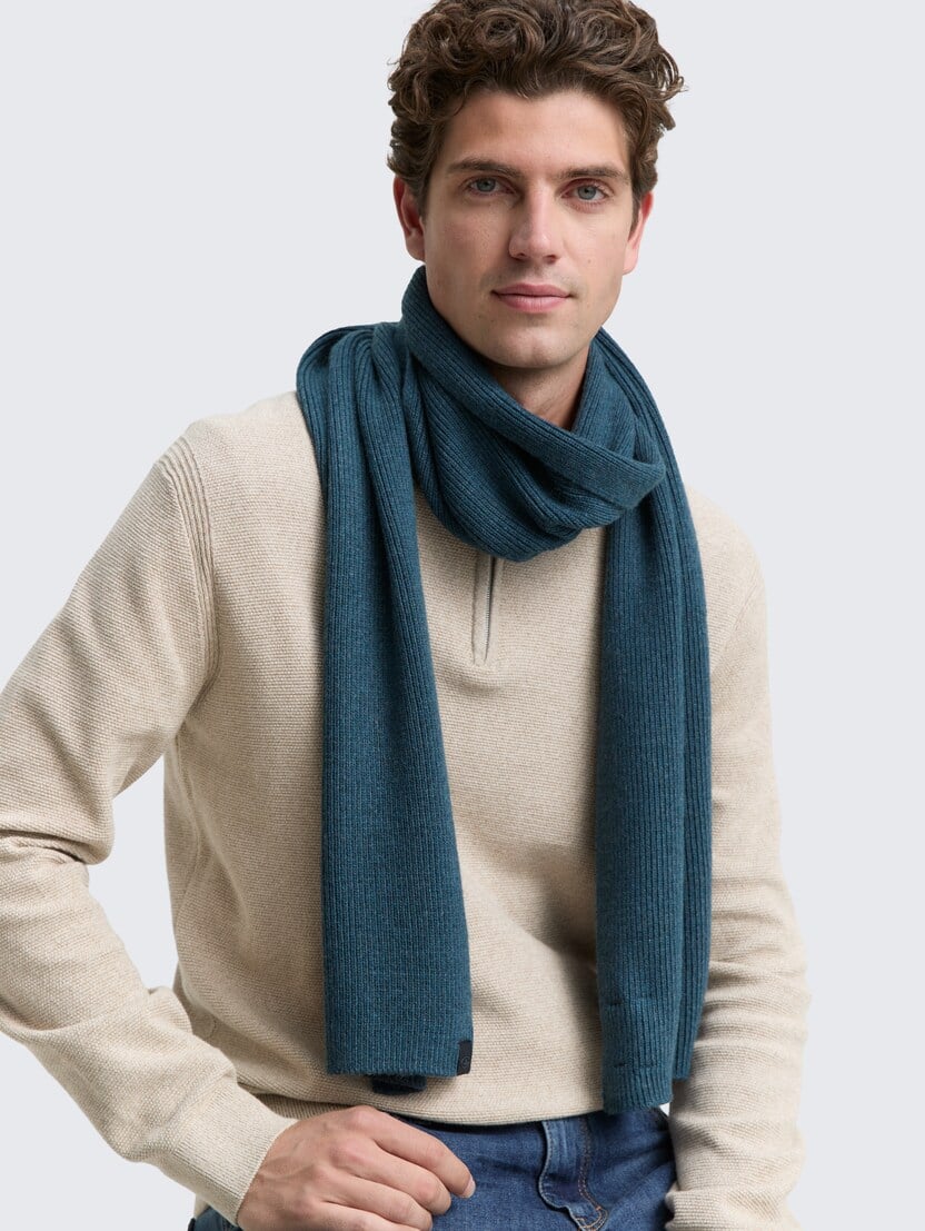 Udoban pleteni šal - Plava_3826956