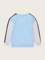 Večbarvni pulover - Modra_8156758