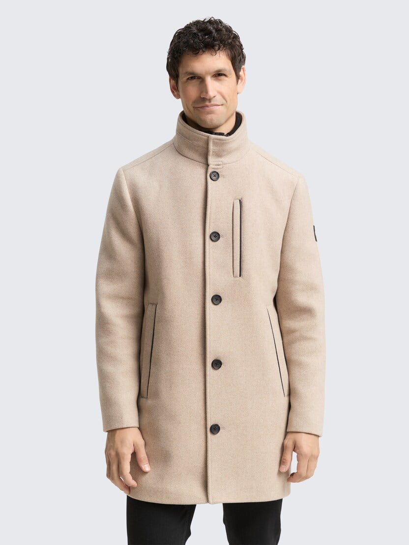 Volnen plašč 2 v 1 - Bež_1131527