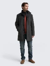 Palton de lână 2 în 1 - Negru_2893903