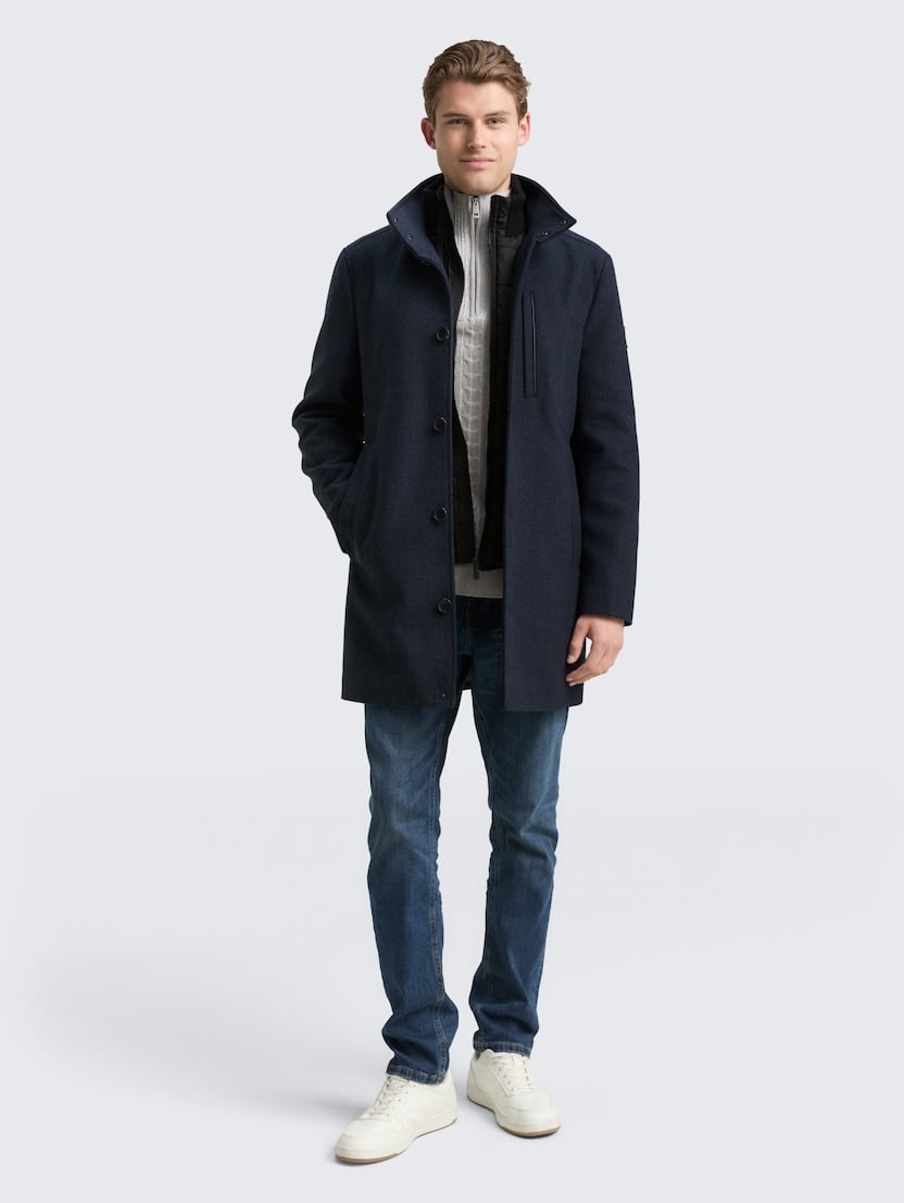 Volnen plašč 2 v 1 - Modra_944849