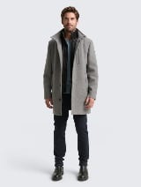 Vuneni kaput 2 u 1 - Siva_7333298