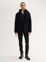 Volnena jakna 2 v 1 - Modra_6931001