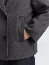 Vunena jakna - Siva_691896