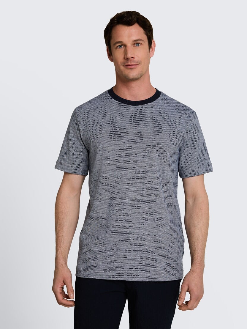 Majica od jacquard tkanine - Uzorak-višebojna-1051163-40269-14