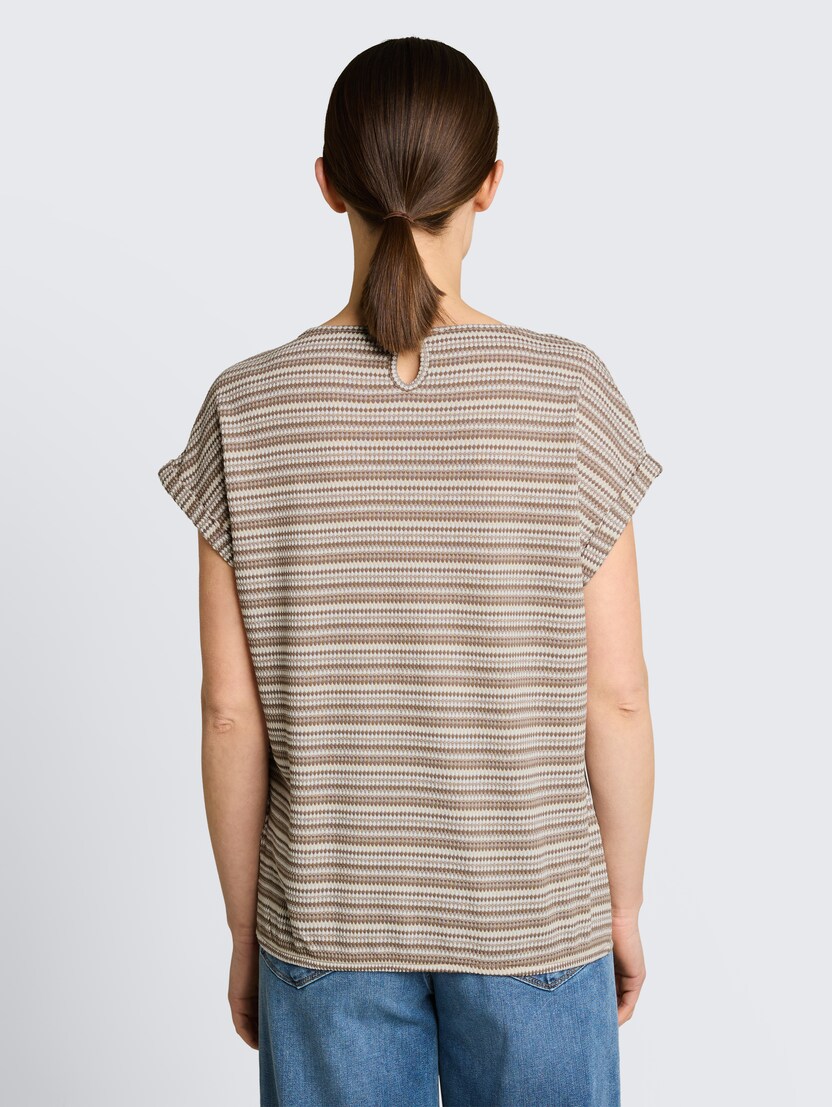 Tricou Jacquard | Model/Mai multe culori | Tom Tailor