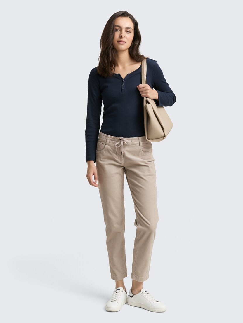 Pantalone od somota - Bež