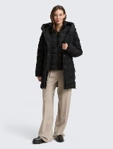 Palton matlasat de iarnă - Negru_5890831