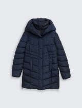 Palton matlasat de iarnă - Albastru_6172093